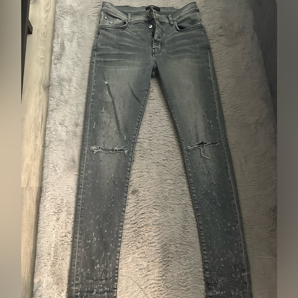 AMIRI shotgun blast Jeans